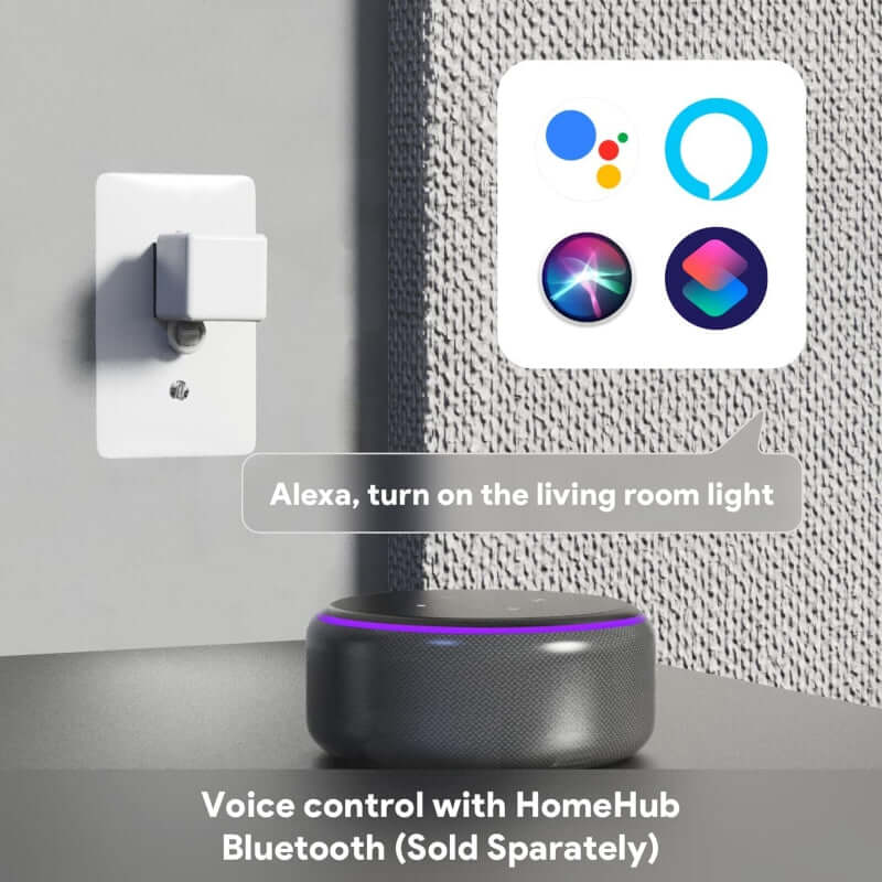 Bluetooth Button Pusher Robot - Smart Voice Control Gadget for voice command light control with HomeHub.