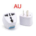 AU travel adapter plug, compatible with Australian socket, essential for international travelers.